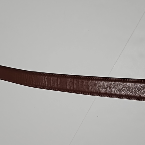 Bulliant Adjustable Brown Leather Belt Men's Size 36 #M-138 - Picture 7 of 8
